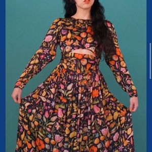 Samantha Pleet Forager Print Dress